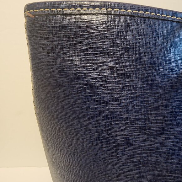Dooney & Bourke East West Shopper Large Tote Navy Blue - Picture 13 of 16
